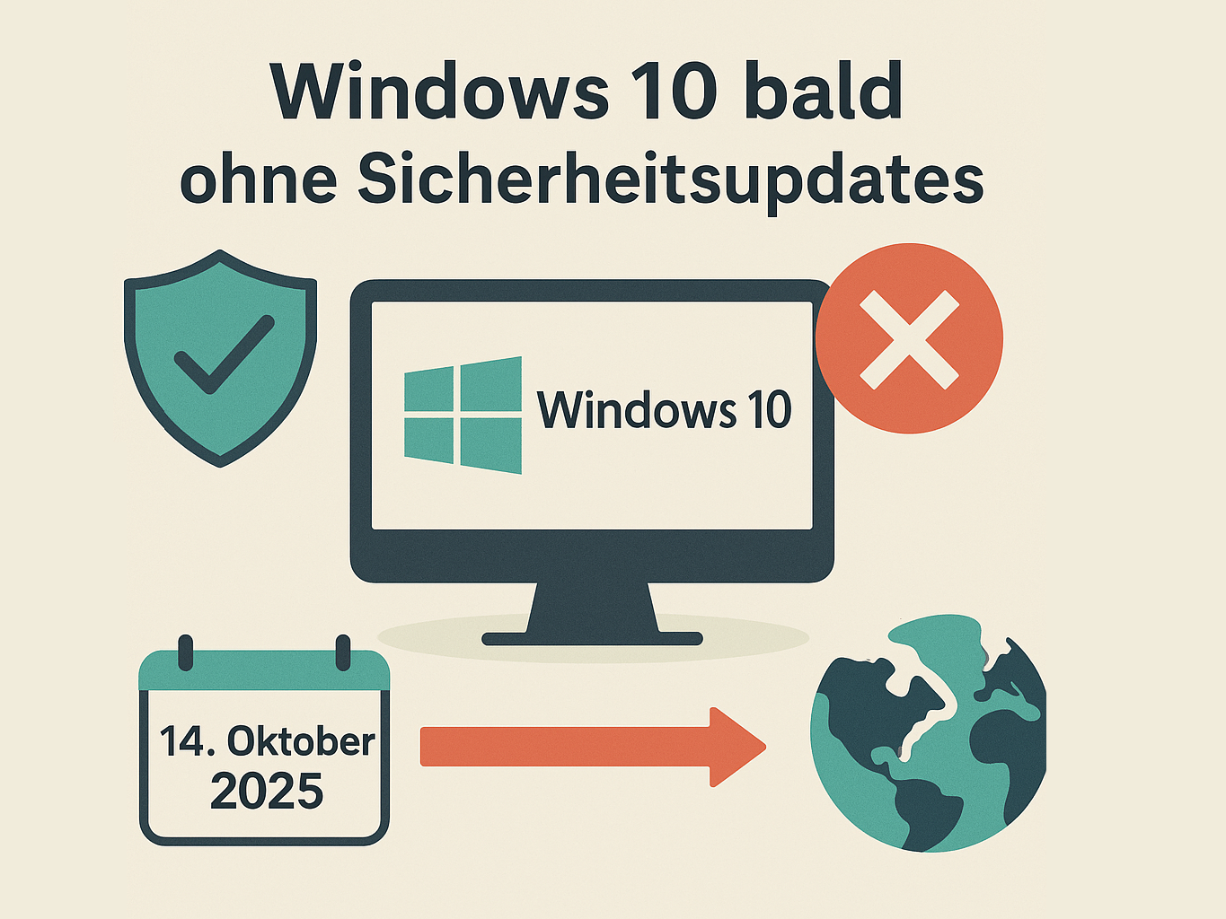 BSI warnt: Windows 10 bald ohne Sicherheitsupdates – jetzt handeln