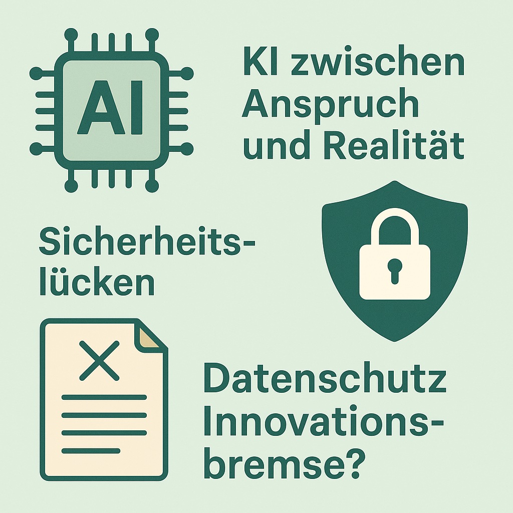 In aller Kürze: KI, Sicherheitslücken & Datenschutz zwischen Anspruch und Umsetzung